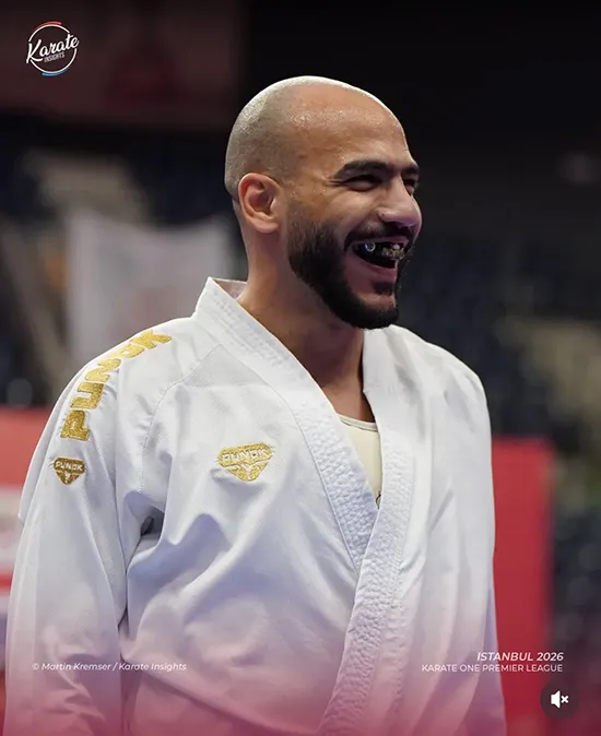 Abdalla Mamdouh, Karate athlete sponsored by ZeeGuard
