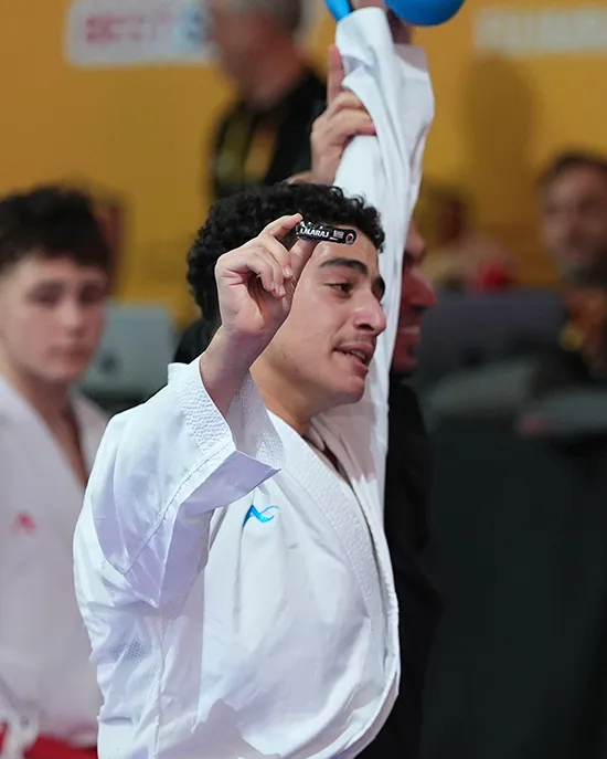 Abdelrahman Younis, Karate athlete sponsored by ZeeGuard
