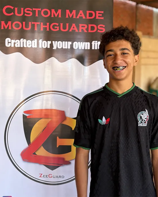 Adham, Karate athlete sponsored by ZeeGuard