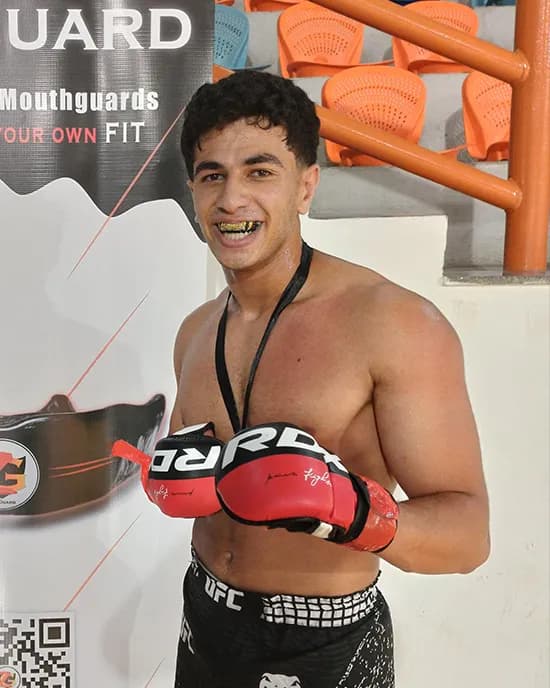 Baher, MMA athlete sponsored by ZeeGuard