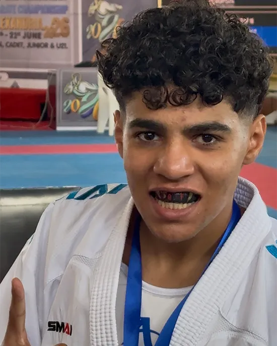 Seifeldeen Shreen, Karate athlete sponsored by ZeeGuard