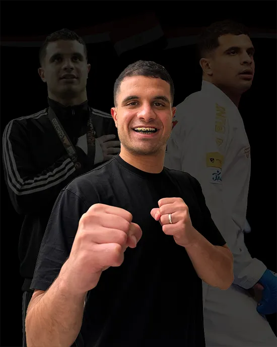 Youssef Badawy, Karate athlete sponsored by ZeeGuard